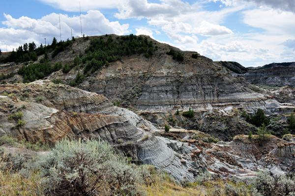 rock formation at Cap Rock Overlook